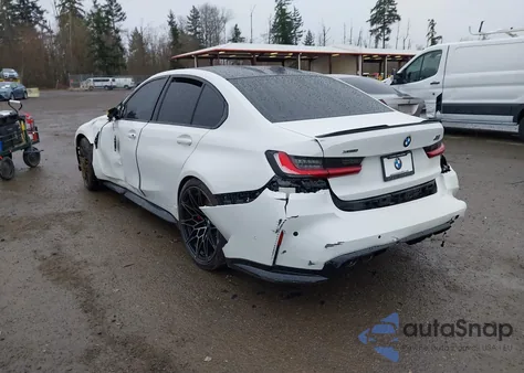 2025 BMW M3 Competition xDrive z USA, uszkodzony, nr VIN WBS33HJ02SFT72756